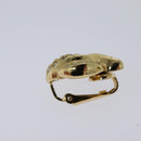 Christian Dior Earring metal Gold Auth 114144-12