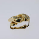 Christian Dior Earring metal Gold Auth 114144-13