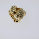 Christian Dior Earring metal Gold Auth 114144-14