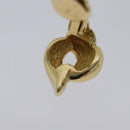 Christian Dior Earring metal Gold Auth 114144-16