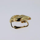 Christian Dior Earring metal Gold Auth 114144-4