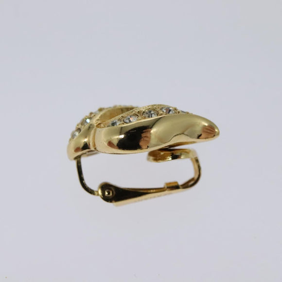 Christian Dior Earring metal Gold Auth 114144