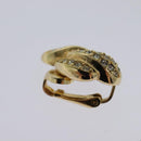 Christian Dior Earring metal Gold Auth 114144-5