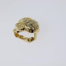 Christian Dior Earring metal Gold Auth 114144-6