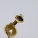 Christian Dior Earring metal Gold Auth 114144-8