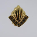 Christian Dior Earring metal Gold Auth 114146-10