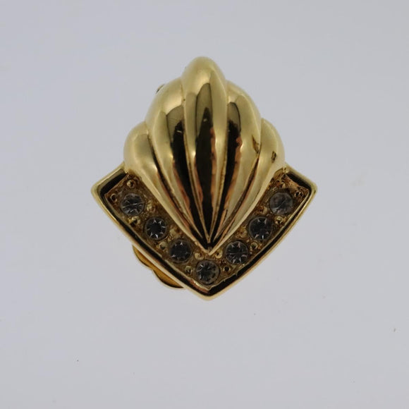 Christian Dior Earring metal Gold Auth 114146