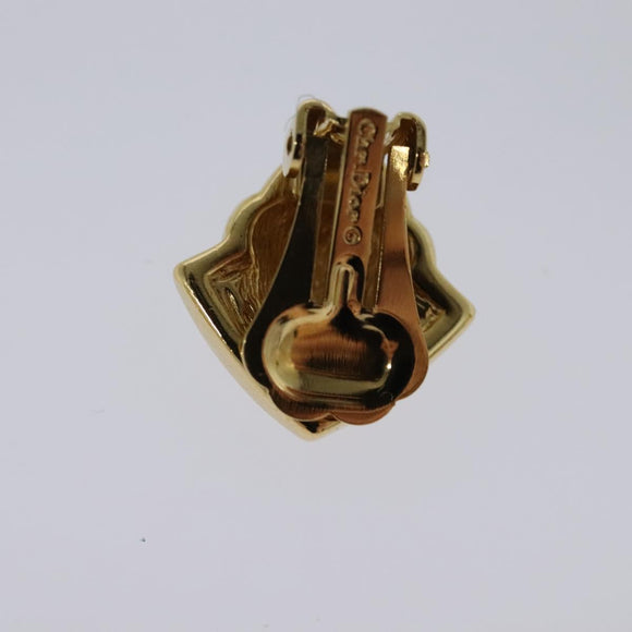 Christian Dior Earring metal Gold Auth 114146