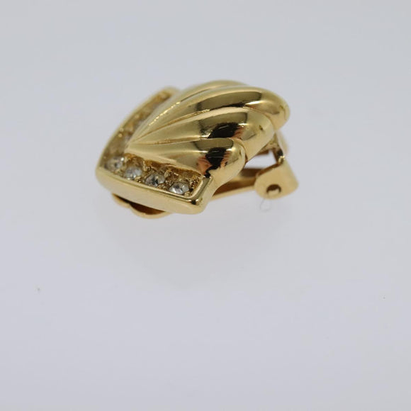 Christian Dior Earring metal Gold Auth 114146