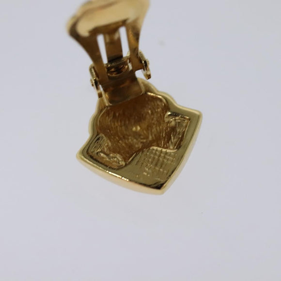 Christian Dior Earring metal Gold Auth 114146