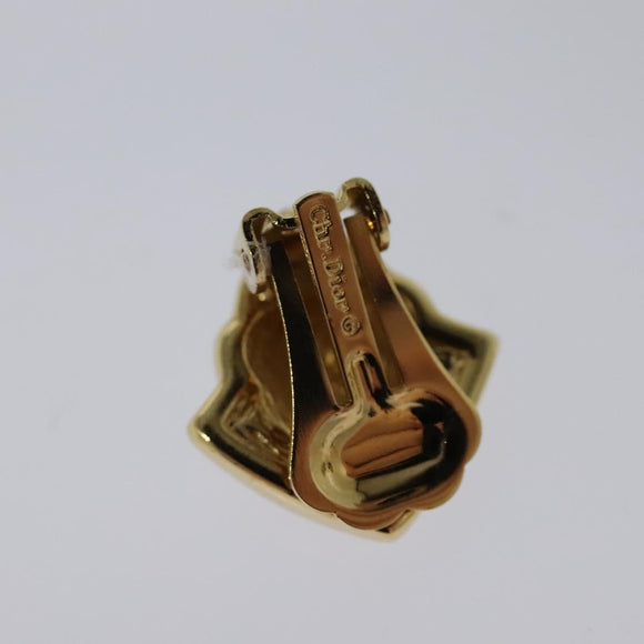 Christian Dior Earring metal Gold Auth 114146