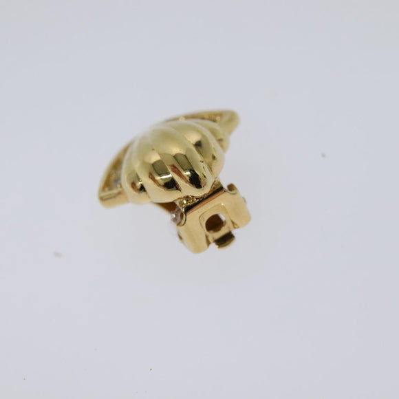 Christian Dior Earring metal Gold Auth 114146