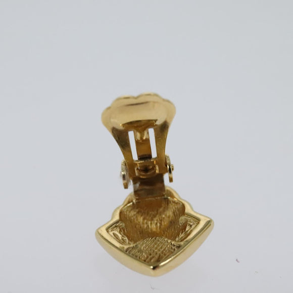 Christian Dior Earring metal Gold Auth 114146