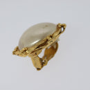 CHANEL Earring metal Gold CC Auth 114148-6