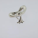 TIFFANY&Co. Open Heart Earring Ag925 Silver Auth 114149-13