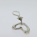 TIFFANY&Co. Open Heart Earring Ag925 Silver Auth 114149-17