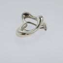 TIFFANY&Co. Open Heart Earring Ag925 Silver Auth 114149-4