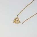 Christian Dior Necklace metal Gold Auth 114153-11