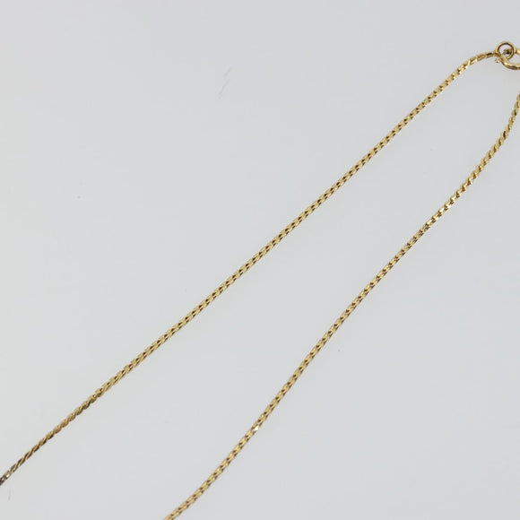Christian Dior Necklace metal Gold Auth 114153