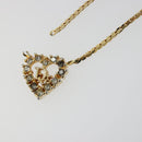 Christian Dior Necklace metal Gold Auth 114153-3