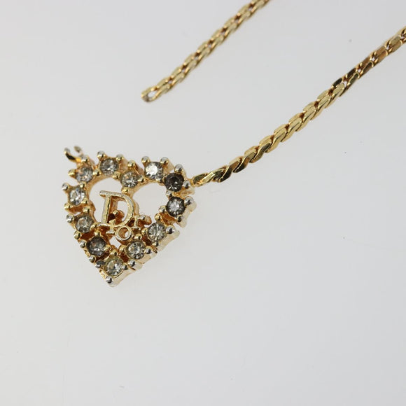 Christian Dior Necklace metal Gold Auth 114153