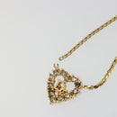 Christian Dior Necklace metal Gold Auth 114153-4