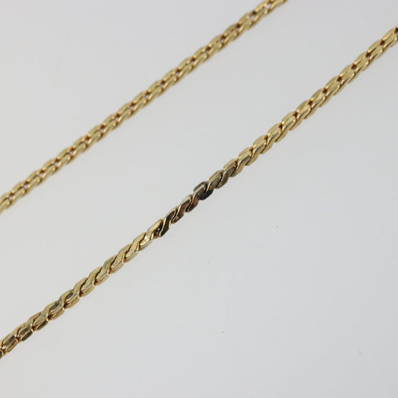Christian Dior Necklace metal Gold Auth 114153