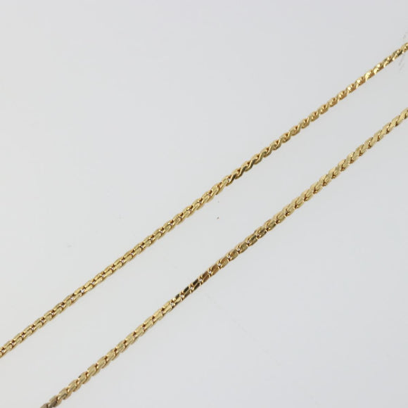 Christian Dior Necklace metal Gold Auth 114153