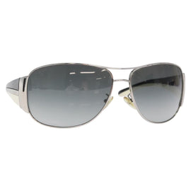 PRADA Sunglasses plastic Black Auth 114158