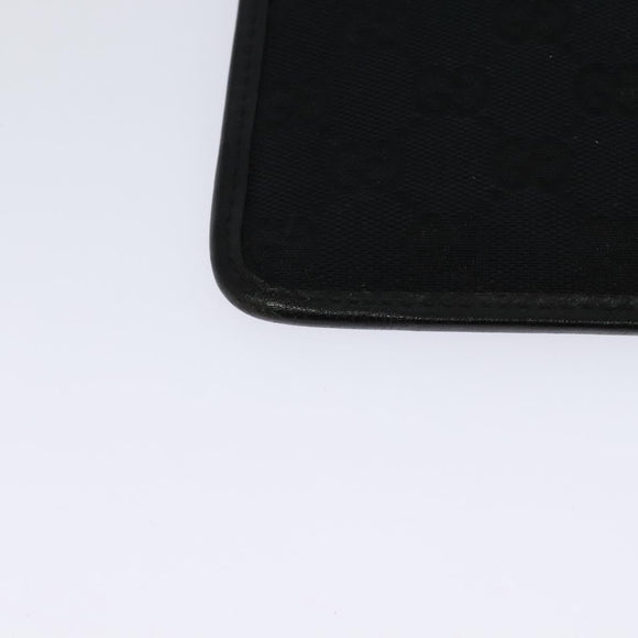 GUCCI GG Canvas Shoulder Bag Black 019 0348 Auth 114185