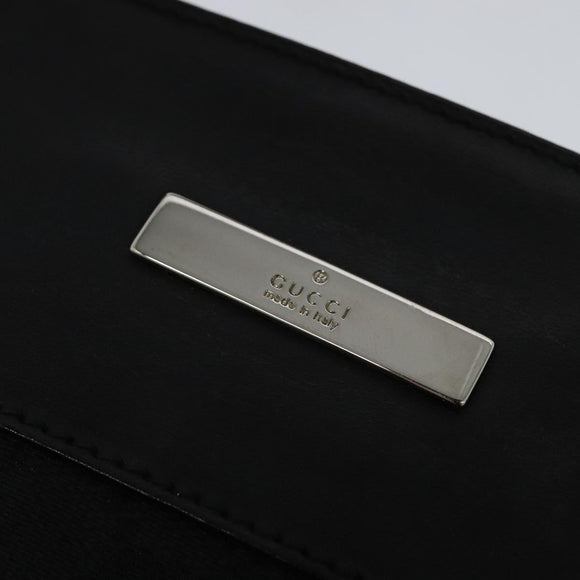 GUCCI GG Canvas Shoulder Bag Black 019 0348 Auth 114185