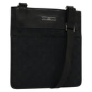 GUCCI GG Canvas Shoulder Bag Black 019 0348 Auth 114185-1