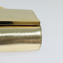 FENDI Chain Shoulder Bag Leather Gold Tone Auth 114194-11