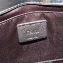 FENDI Chain Shoulder Bag Leather Gold Tone Auth 114194-16