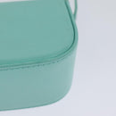 CELINE Triomphe Mini Claude Shoulder Bag Leather Light Blue Auth 114195AV-17