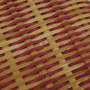 CHANEL Wicker Vanity Chain Shoulder Bag Rattan 2way Pink Silver CC Auth 114200AM-21