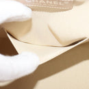 CHANEL Wicker Vanity Chain Shoulder Bag Rattan 2way Pink Silver CC Auth 114200AM-26