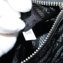 PRADA Shoulder Bag Nylon Black Auth 114205-21