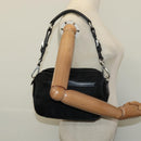 PRADA Shoulder Bag Nylon Black Auth 114205-23