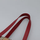 BURBERRY Nova Check Tote Bag Canvas Beige Auth 114210-8