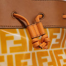 FENDI Zucca Canvas Shoulder Bag Orange Auth 114244V-18