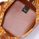FENDI Zucca Canvas Shoulder Bag Orange Auth 114244V-20
