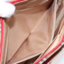 BURBERRY Nova Check Hand Bag Canvas Beige Auth 114246-19