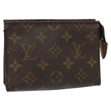 LOUIS VUITTON Monogram Poche Toilette 15 Pouch M47546 LV Auth 114251