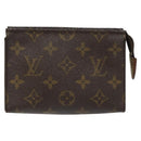 LOUIS VUITTON Monogram Poche Toilette 15 Pouch M47546 LV Auth 114251-13