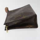 LOUIS VUITTON Monogram Poche Toilette 15 Pouch M47546 LV Auth 114251-4