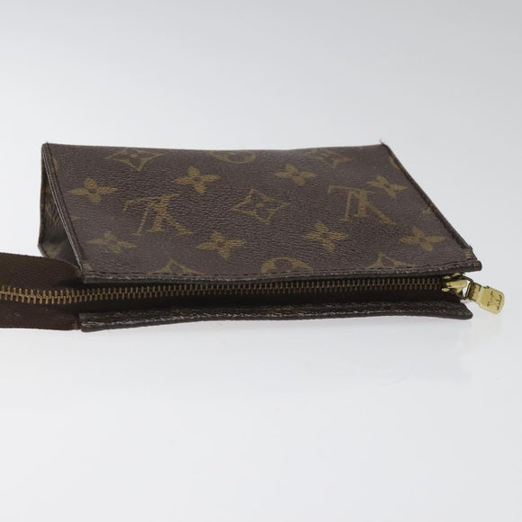 LOUIS VUITTON Monogram Poche Toilette 15 Pouch M47546 LV Auth 114251
