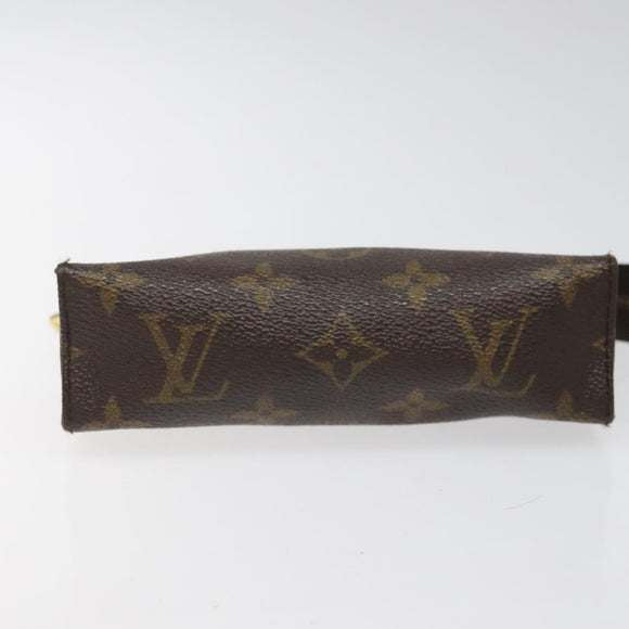 LOUIS VUITTON Monogram Poche Toilette 15 Pouch M47546 LV Auth 114251