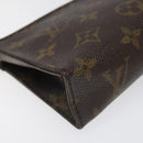 LOUIS VUITTON Monogram Poche Toilette 15 Pouch M47546 LV Auth 114251-14