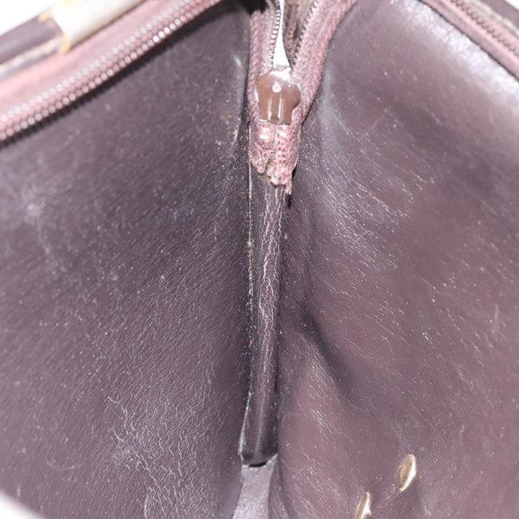 Christian Dior Trotter Canvas Shoulder Bag Brown Auth 114260